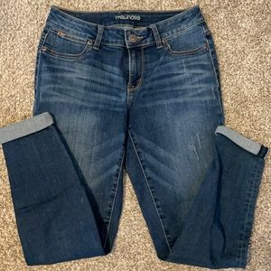 Maurices denim jegging size small